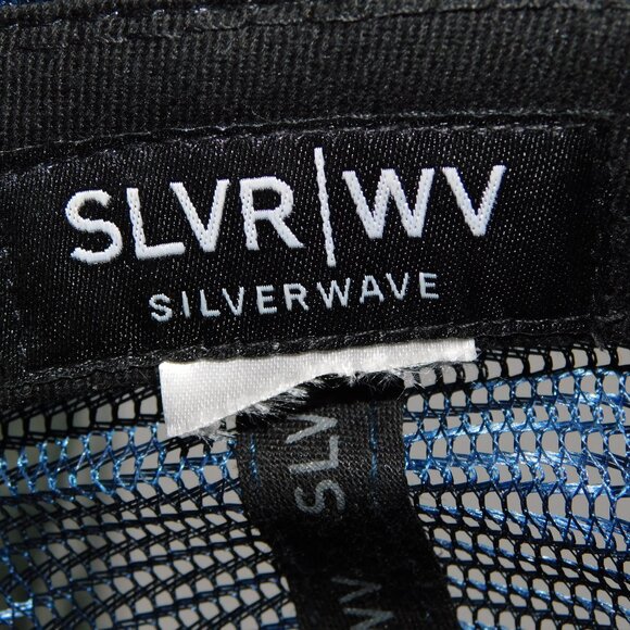 Silver Wave SLVR WV Unisex PARTY TIME BLue White snapback Trucker Hat Cap - Picture 10 of 10